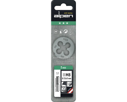 Alpen Schneideisen M 10/1,0 MF