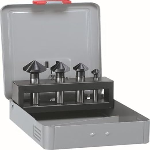 Alpen 4-tlg. Kegelsenkersatz HSS-Co 10,4 16,5 20,5 25,0mm
