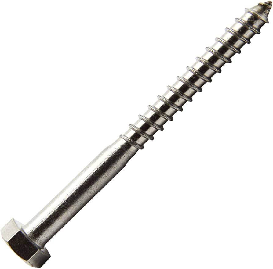 Niro Gestellschrauben DIN 571 A2 8/120