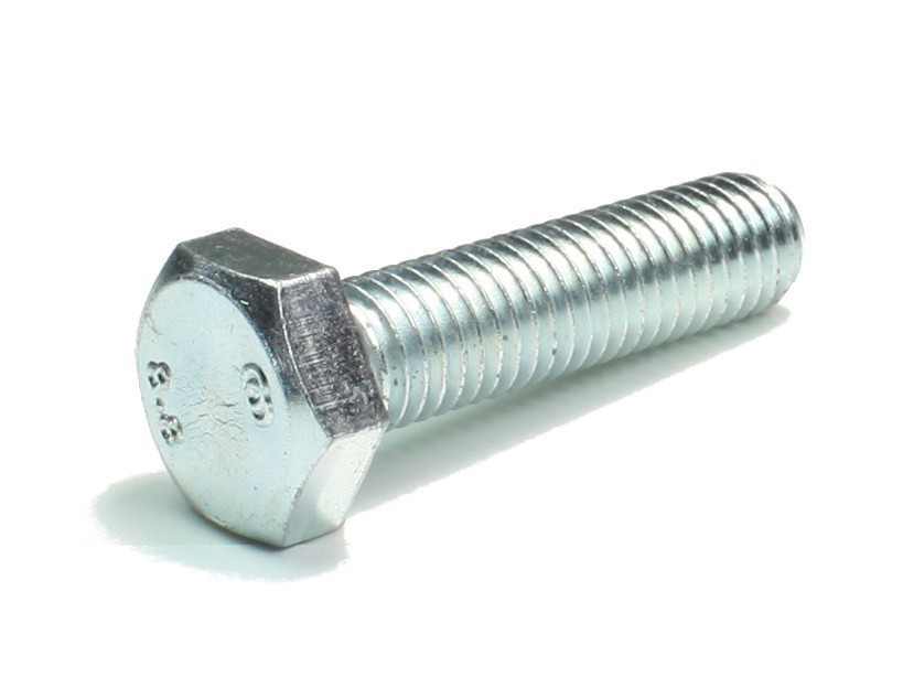 Stahlschrauben 933 Güte 8.8 verzinkt 12/ 50