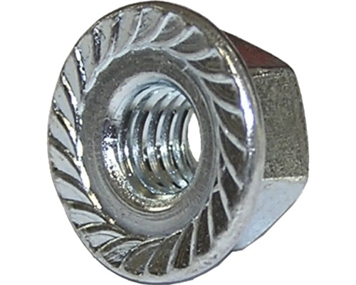 Sperrzahnmutter M 8 DIN 6923 Niro A2