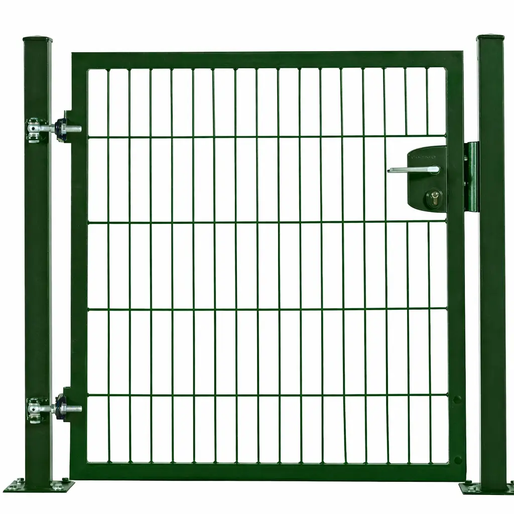 Kombitor einflügelig grün, Breite 120 cm