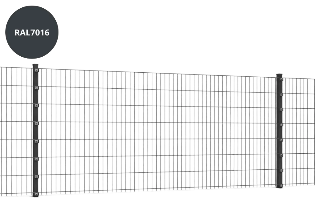 Doppelstabmatte schwer 8/6/8 mm anthrazit
