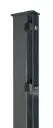 DS-Zaunpfosten Typ S anthrazit, mit Abdeckleiste
