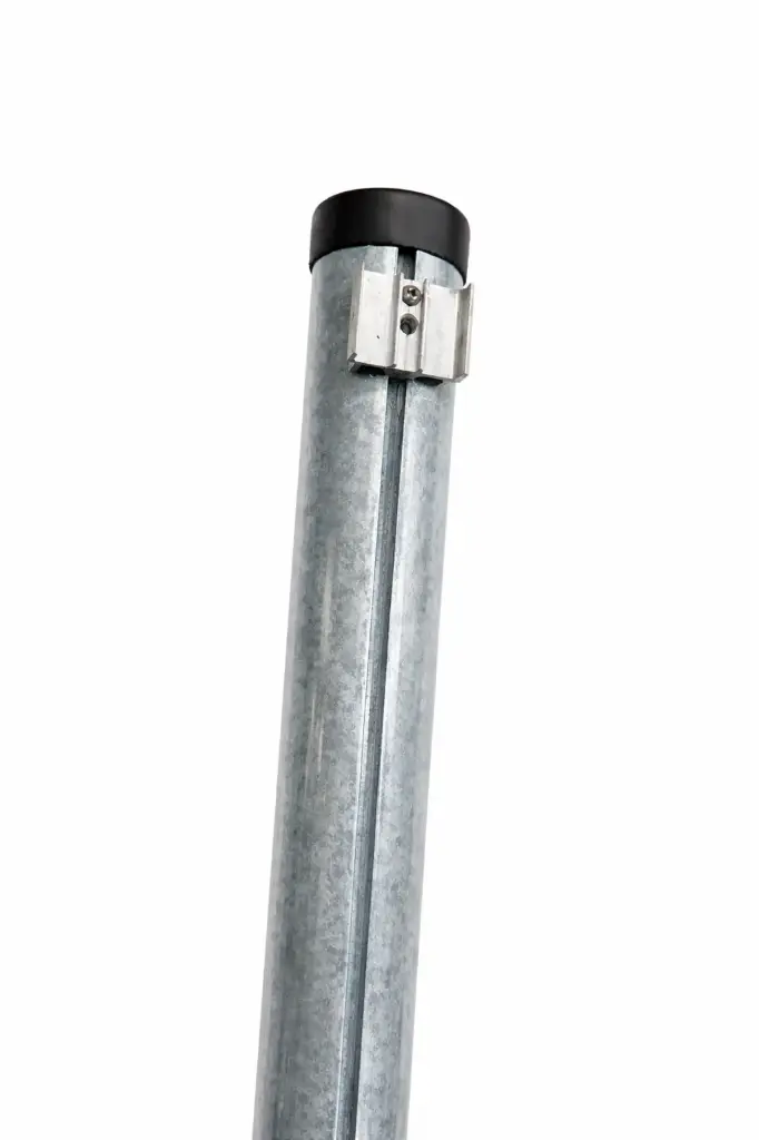 Säule rund für Doppelstabmatte verzinkt 60/1,4 mm