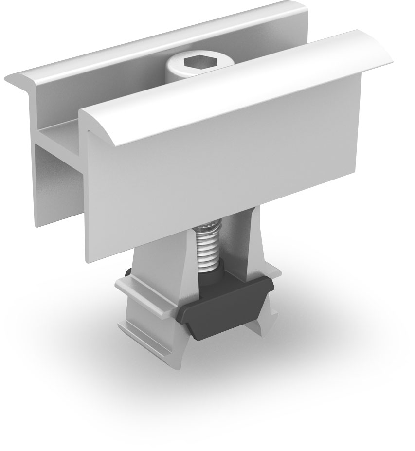 K2 Universal-Modulmittelklemme OneMid, silber