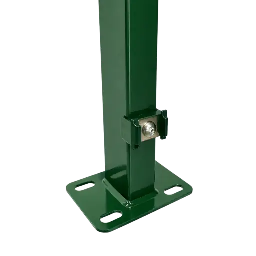 DS-Zaunpfosten Typ P grün, mit Bodenplatte 