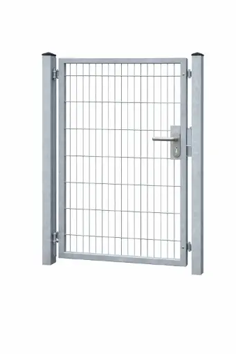 Kombitor einflügelig verzinkt, Breite 120 cm