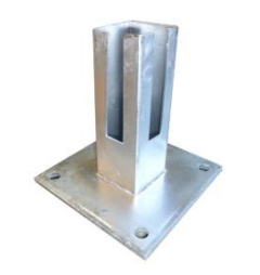 Standfuß 60/60 150/150 600 mm grün