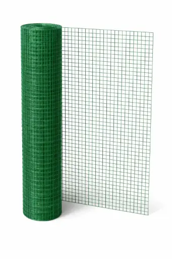 Drahtgitter punktgeschweißt grün 25 lfm | 12,7 mm