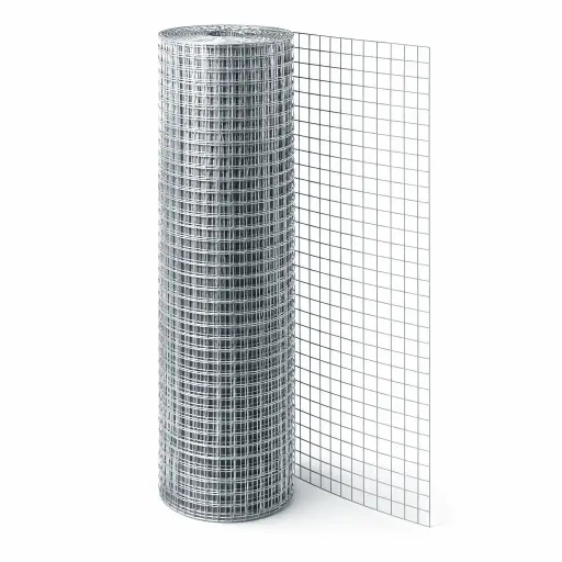 Drahtgitter punktgeschweißt verzinkt 25 lfm | 25,4 mm