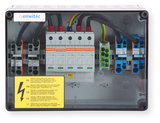 [97005002013] enwitec Überspannungsschutz DC Typ I+II 2 MPPT, Klemmen 10015829