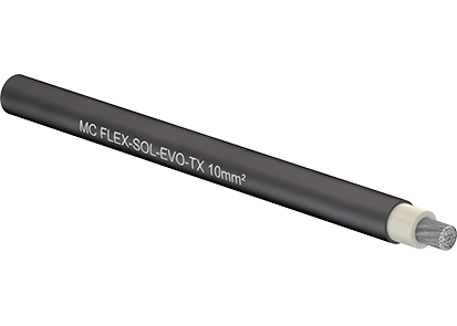 [97004001011] Solarkabel STÄUBLI FLEX-SOL-EVO-TX  10,00mm schwarz 1lfm
