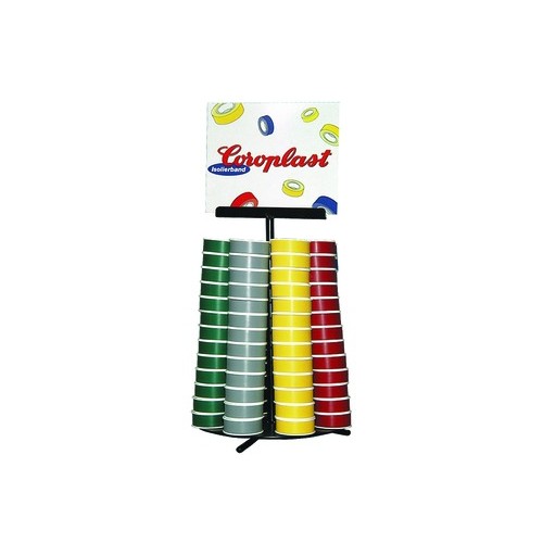Coroplast Isolierband-Drehständer 104 Stück sortiert