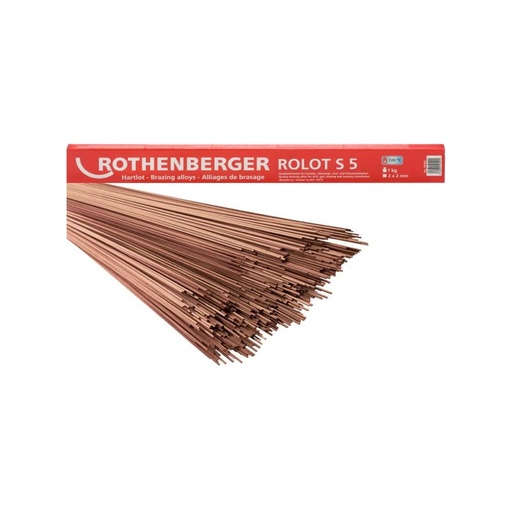 Rothenberger Schweißstäbe Hartlot S94 2mmx500mm, vierkant,Schmelzbereich 710-880Grad
