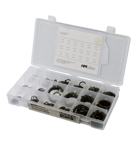 Sicherungsringe Sortiment sortiert Box-SR300