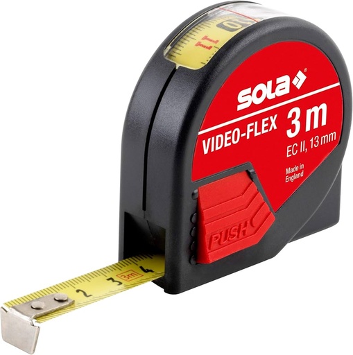 Sola Rollmeter Trimatic 3 Meter 13mm  Klasse I