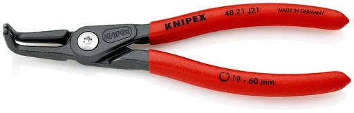 Knipex Präzisionssicherungsringzange Innenringe gebogen 19-60mm