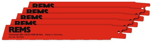 Rems Sägeblätter 5-er Pack rot 4 Zoll, 200mm