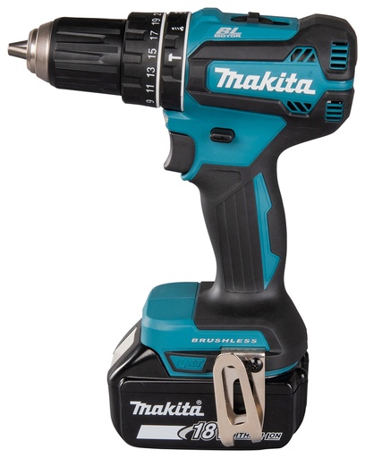 Makita Akku Schlagbohrschrauber DHP485RTJ 18 Volt 2 Akkus 5Ah 50/25Nm