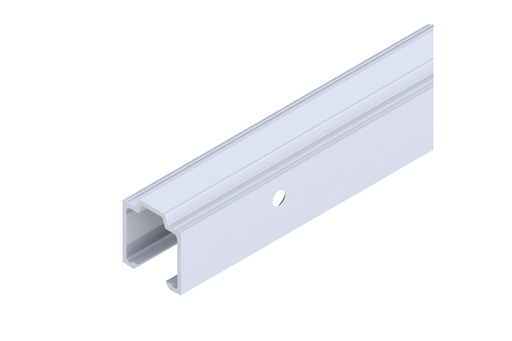Laufschienenprofil, weiss verzinkt 500 Helm