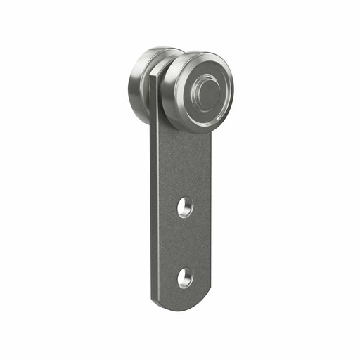 MEA Einfachrolle verzinktNr.0  zum Einhängen mit Doppelloch