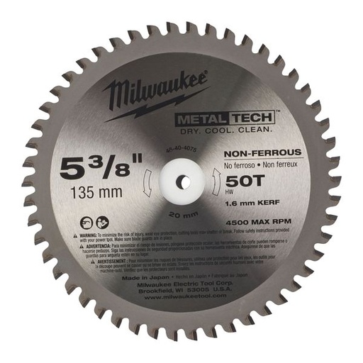 Milwaukee Kreissägeblatt CSB 203x5/8x1.8mm 50 Zähne