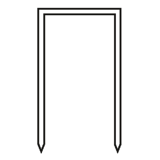 Klammern 80-10 mm Rücken 12,9mm KG16/25