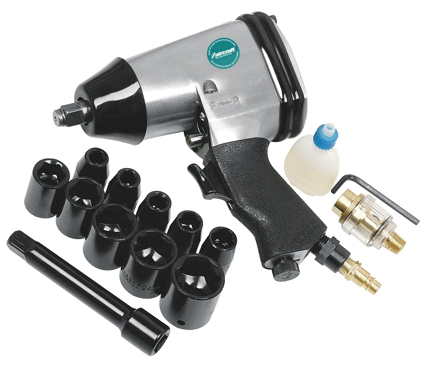 Aircraft Schlagschrauberset 1/2Z SS S 320 Nm 9-27mm