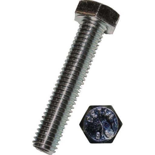 Stahlschrauben 931 Güte 8.8 verzinkt 10/ 80